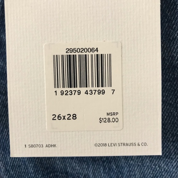 Levi’s 501 we the people skinny jeans - Picture 3 of 6